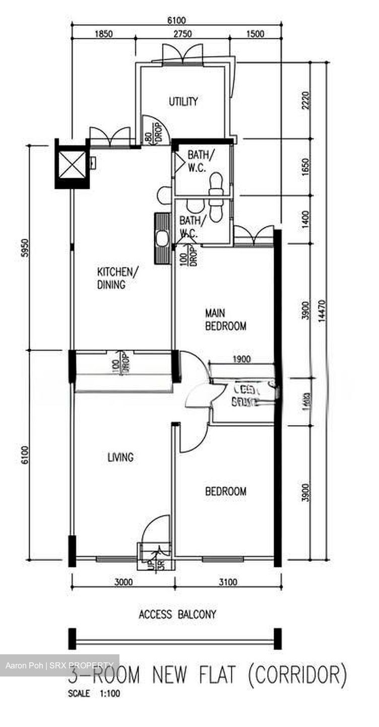 Blk 33 Bedok South Avenue 2 (Bedok), HDB 3 Rooms #572554171